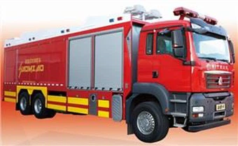 Caminhão de bombeiros de gás